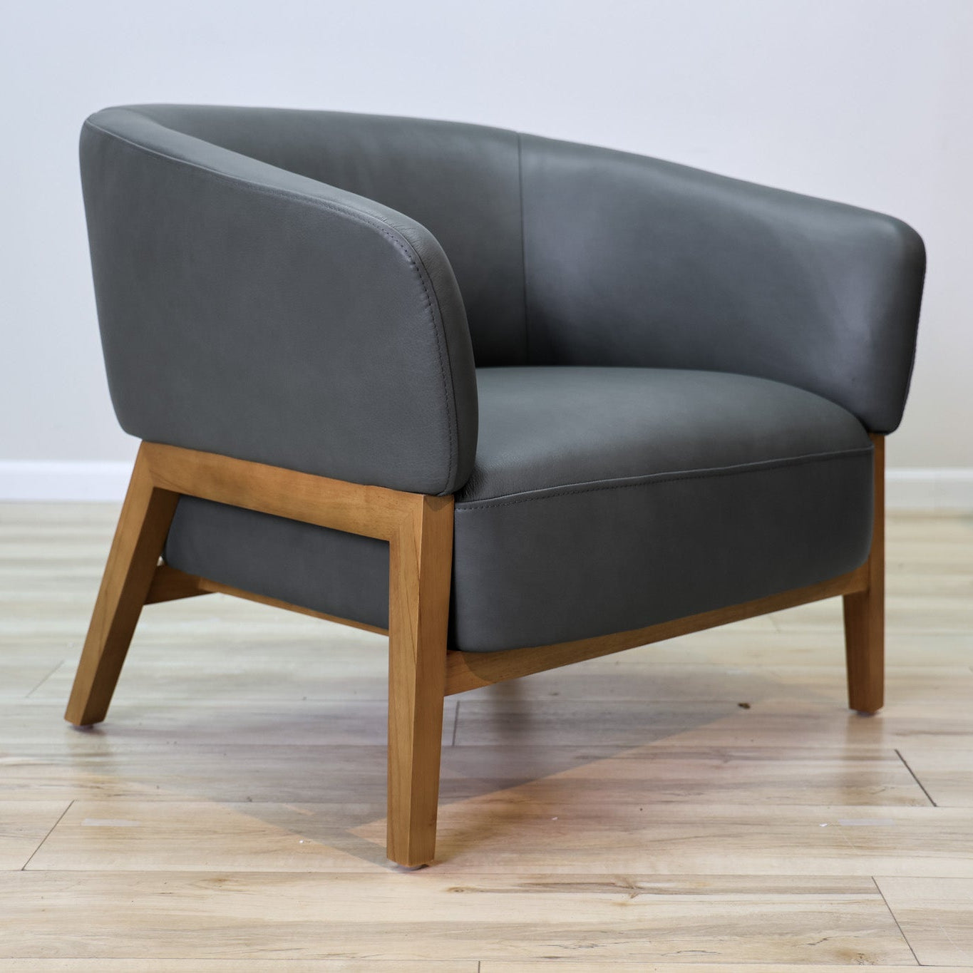 Simon Leather Accent Chair