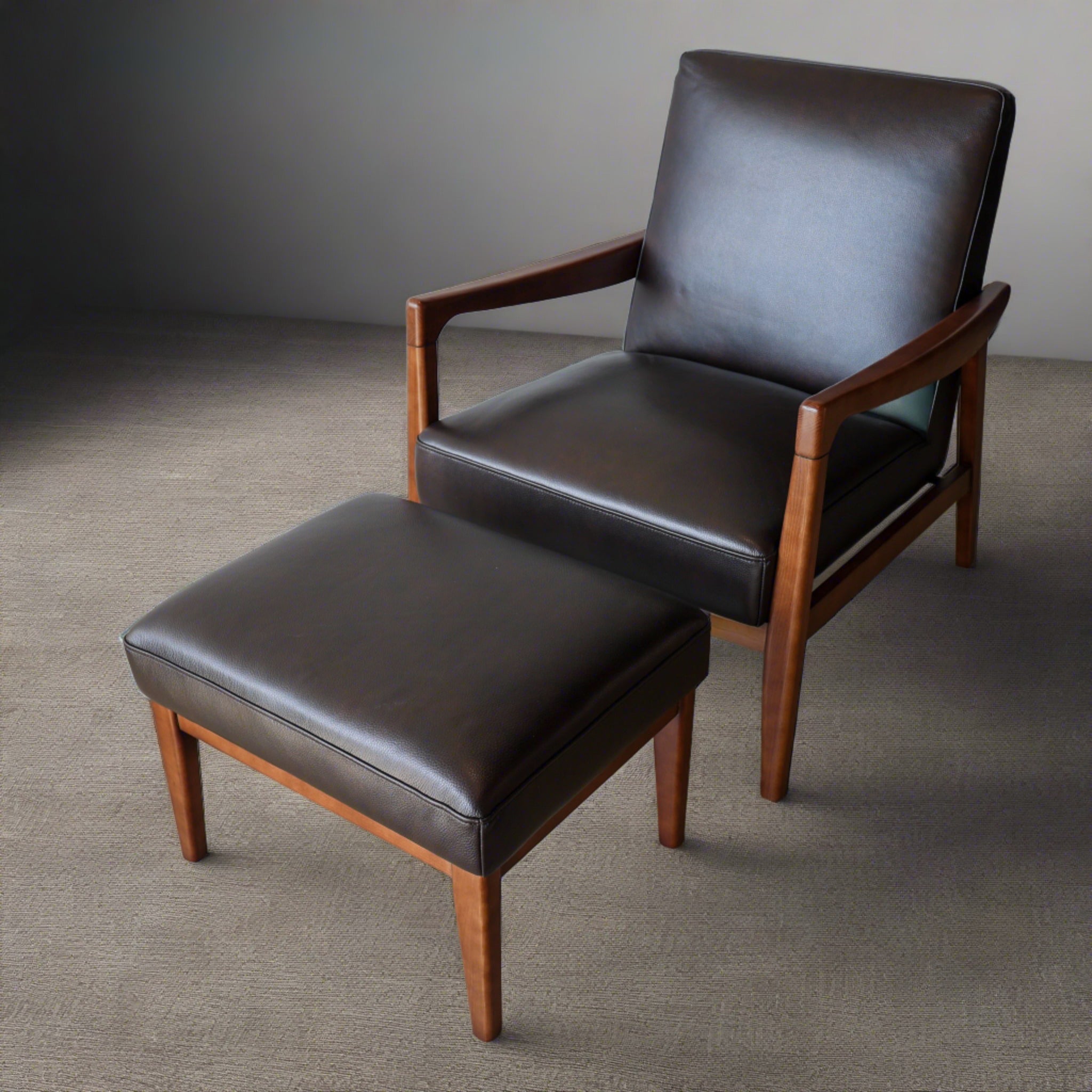 Marcel Leather Accent Chair