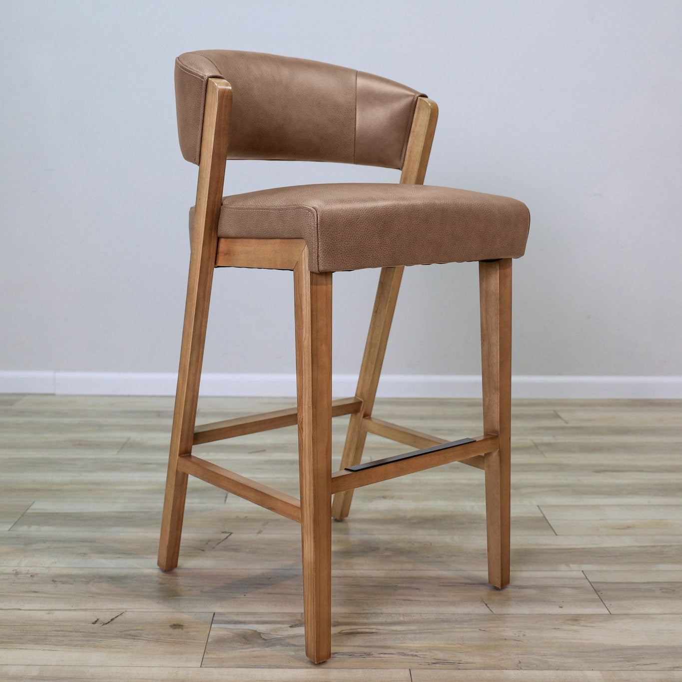 Benny Leather Barstool