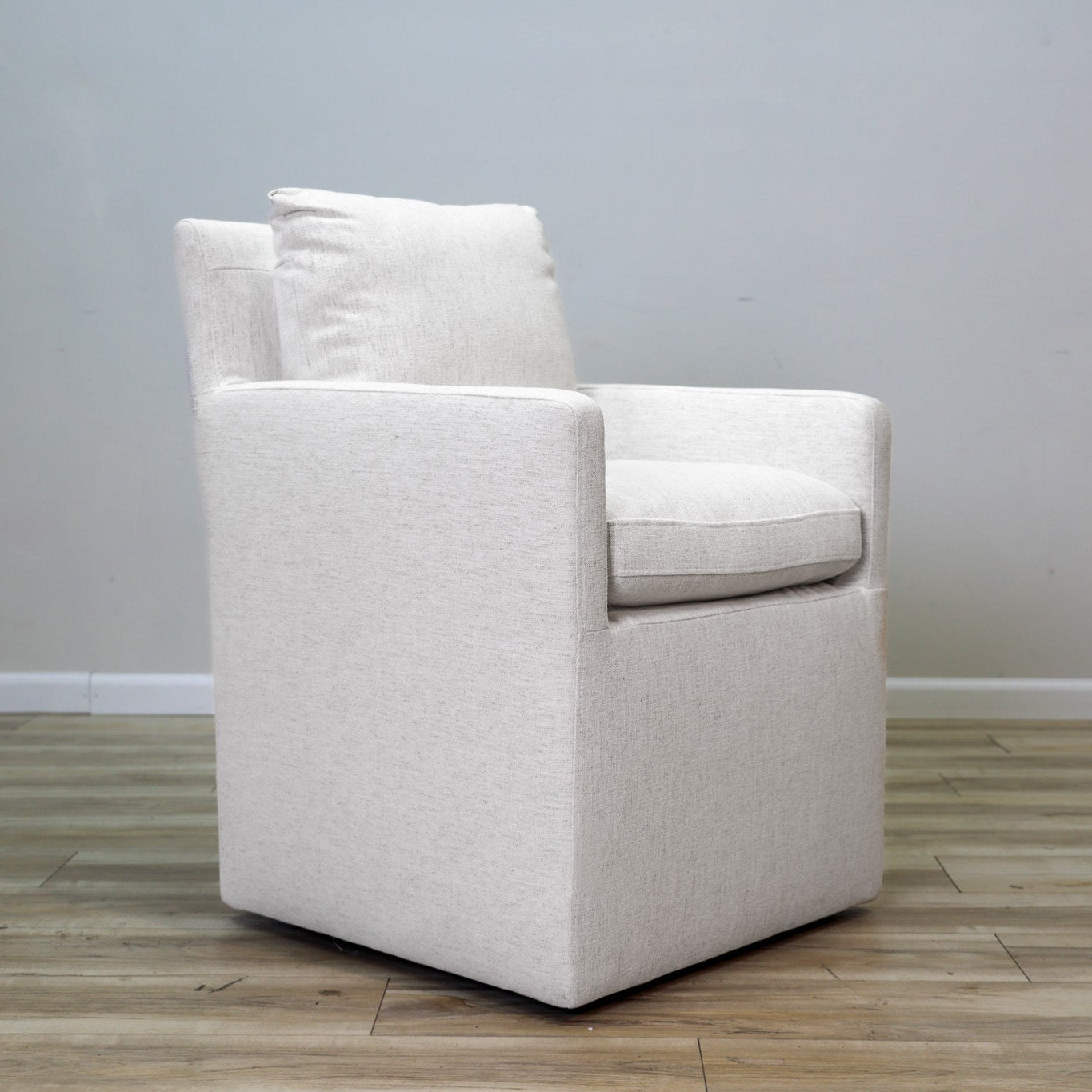 Ricky Crypton Fabric Rolling Dining Chair