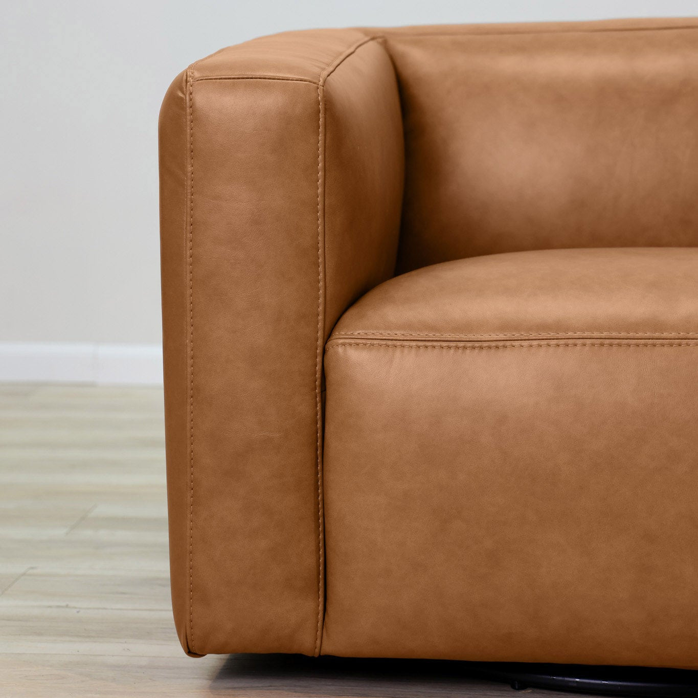 Carmel Leather Swivel Chair