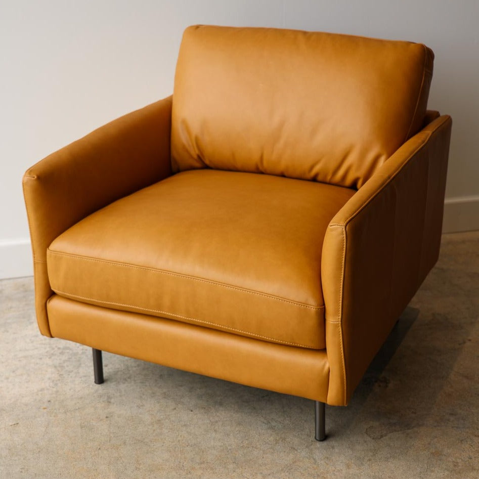 Water Street Leather Accent Chair