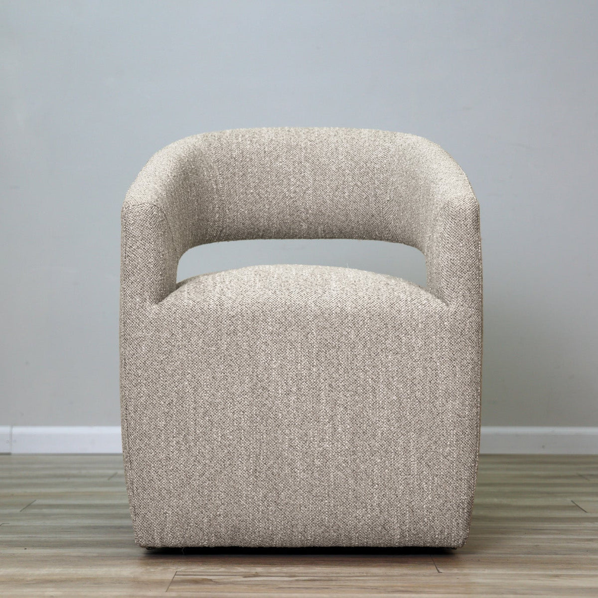 Destin Rolling Performance Fabric Dining Chair