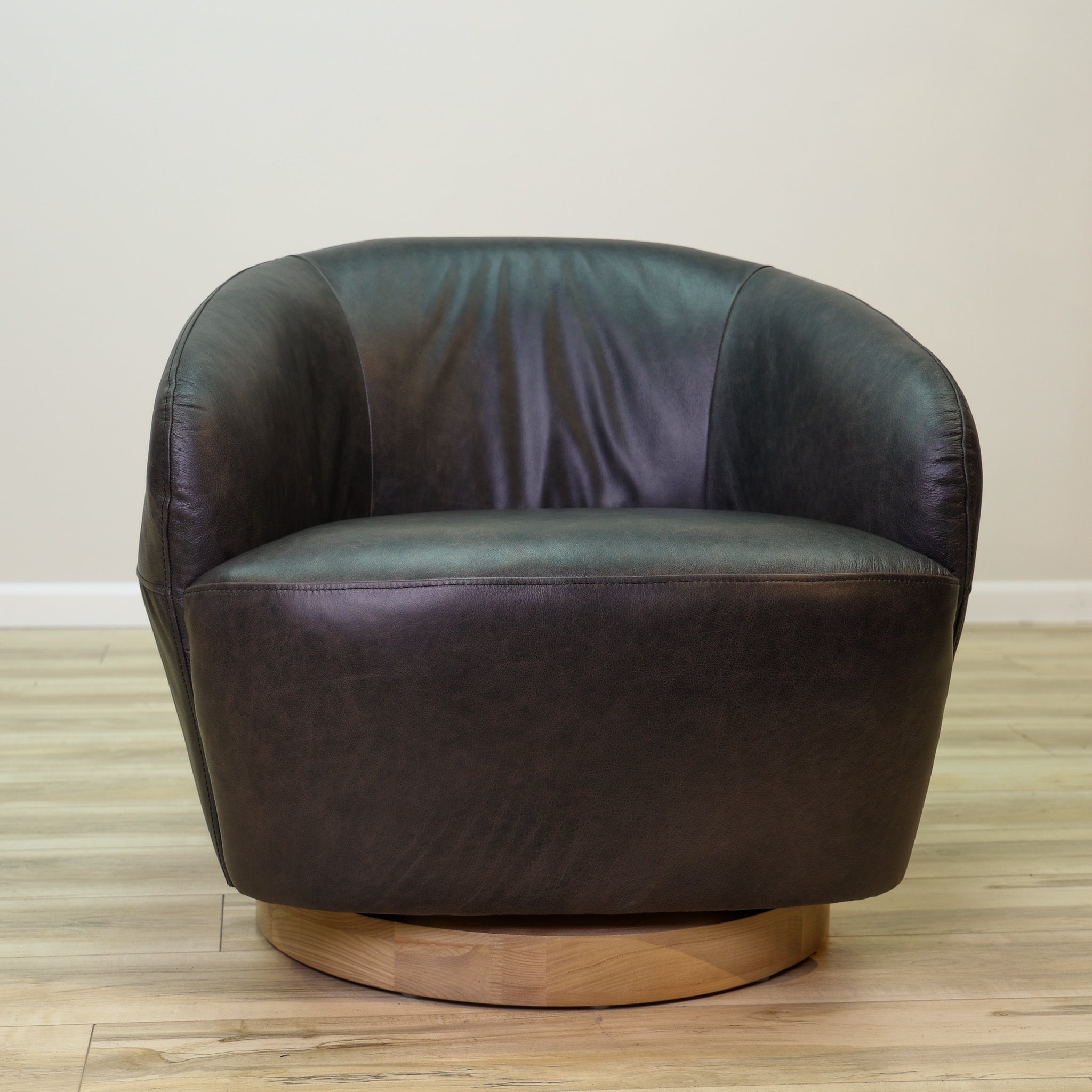 Newman Leather Swivel Chair