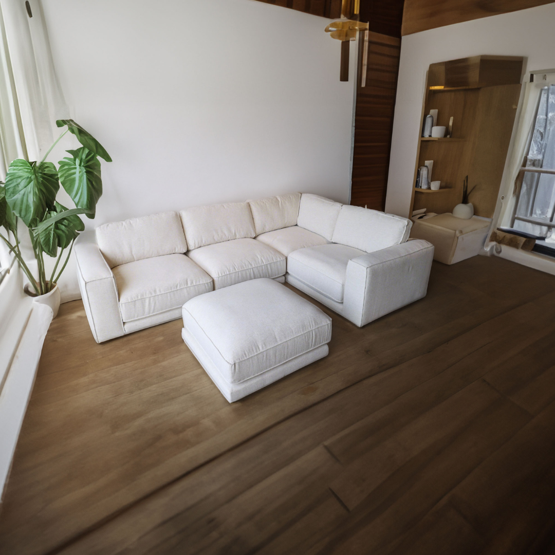 Evans RAF Chair + LAF Chair + Armless + Ottoman