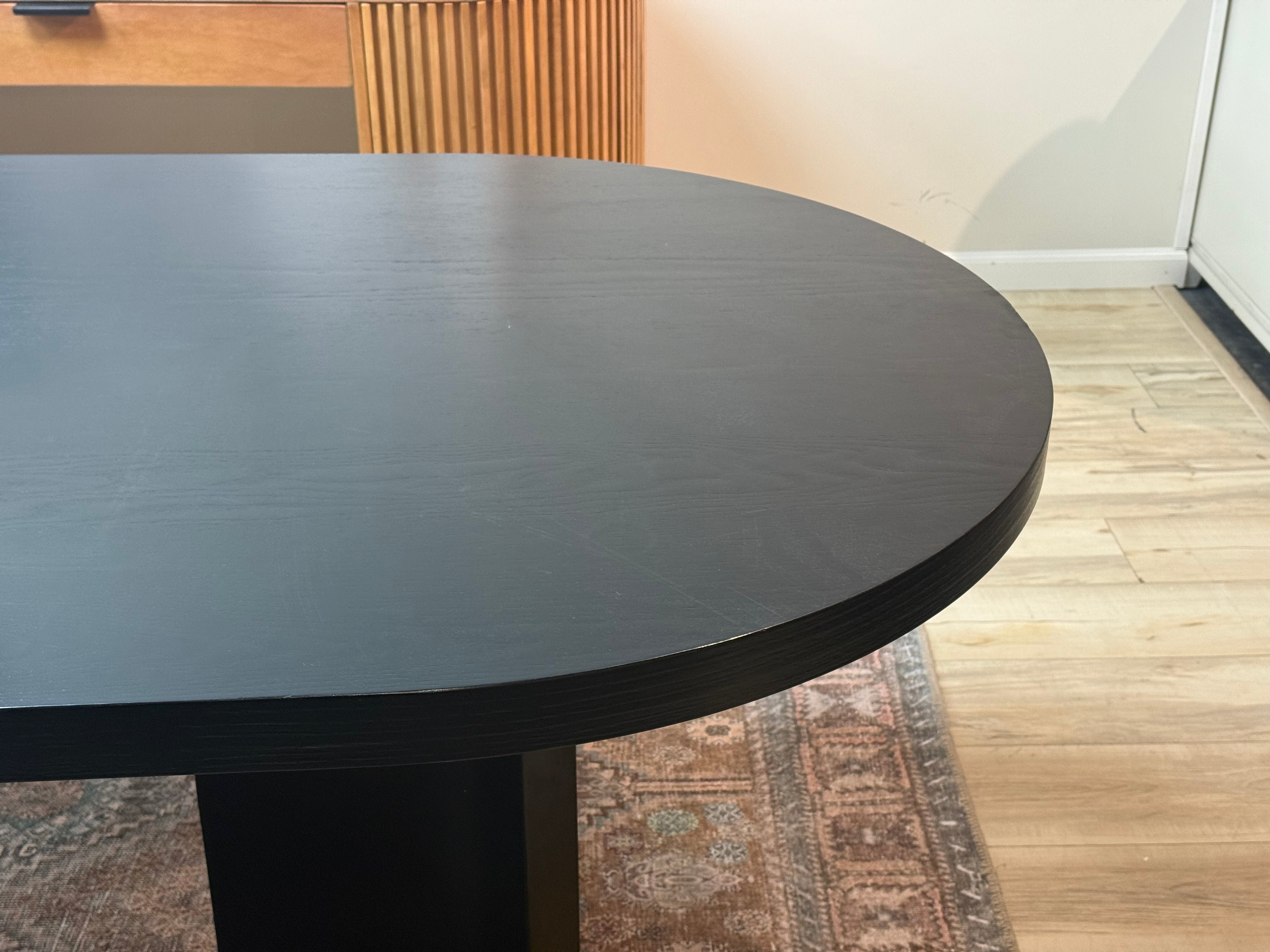 Auction Black Dining Table