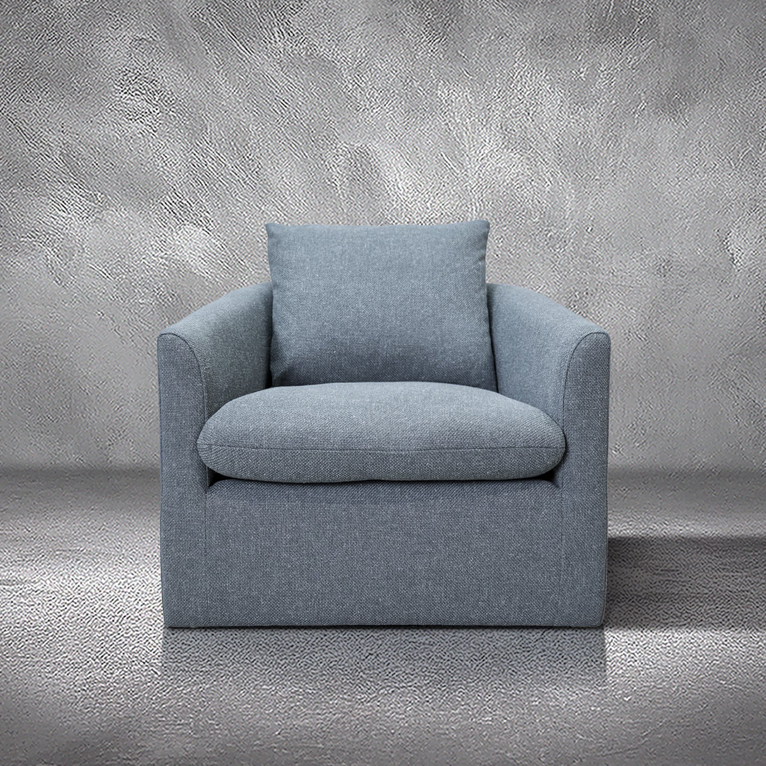 Berry Performance Fabric Swivel Chair