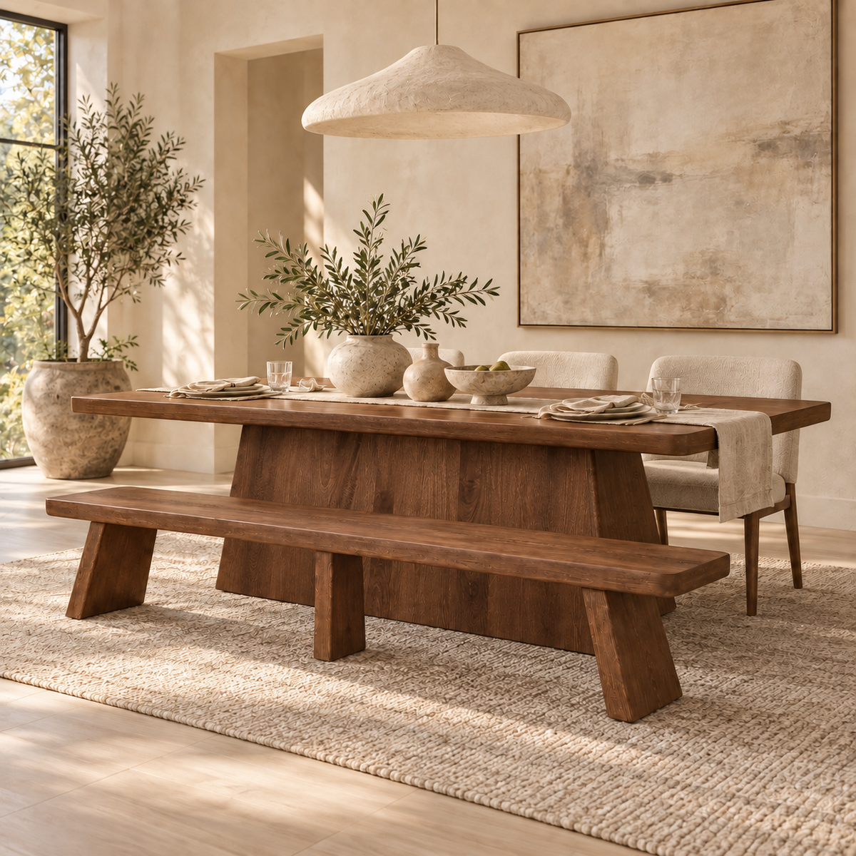 The Crew 102" Dining Bench