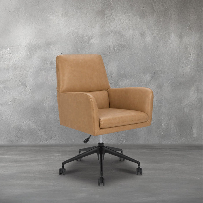 Erin Faux Leather Rolling Desk Chair
