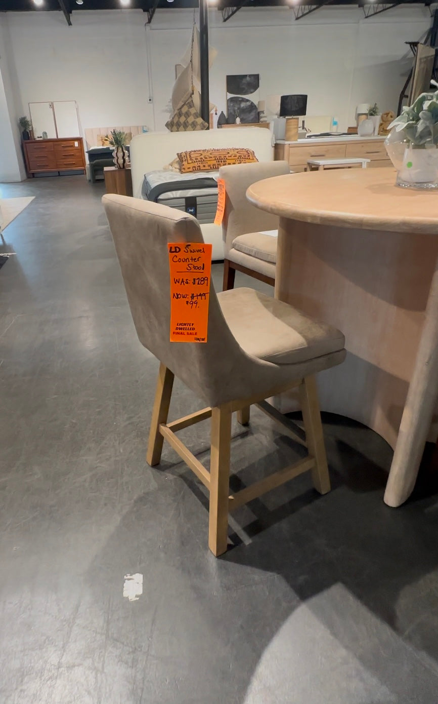 2 story steal swivel counter stools (final sale)