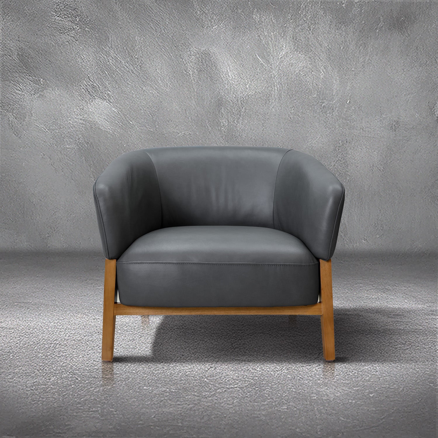 Simon Leather Accent Chair