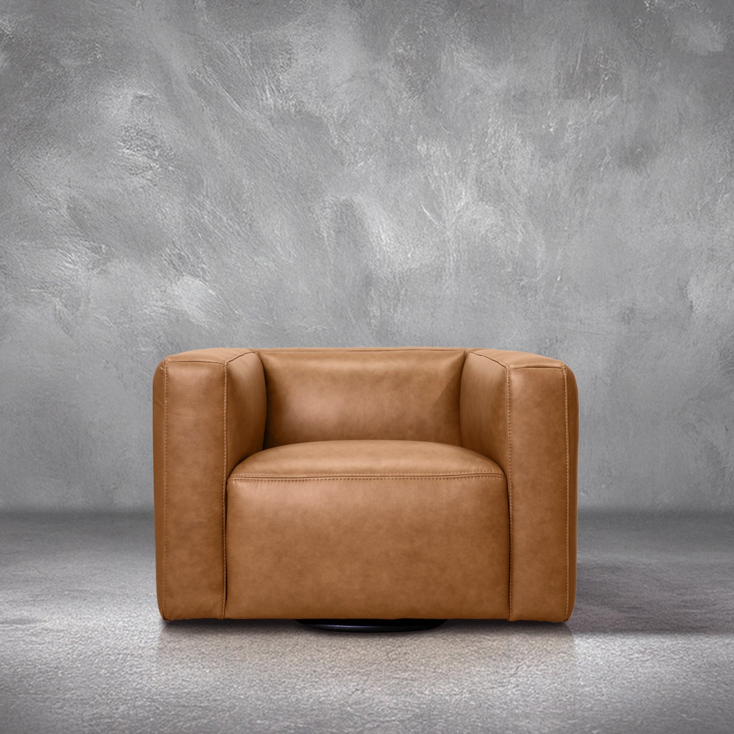 Carmel Leather Swivel Chair