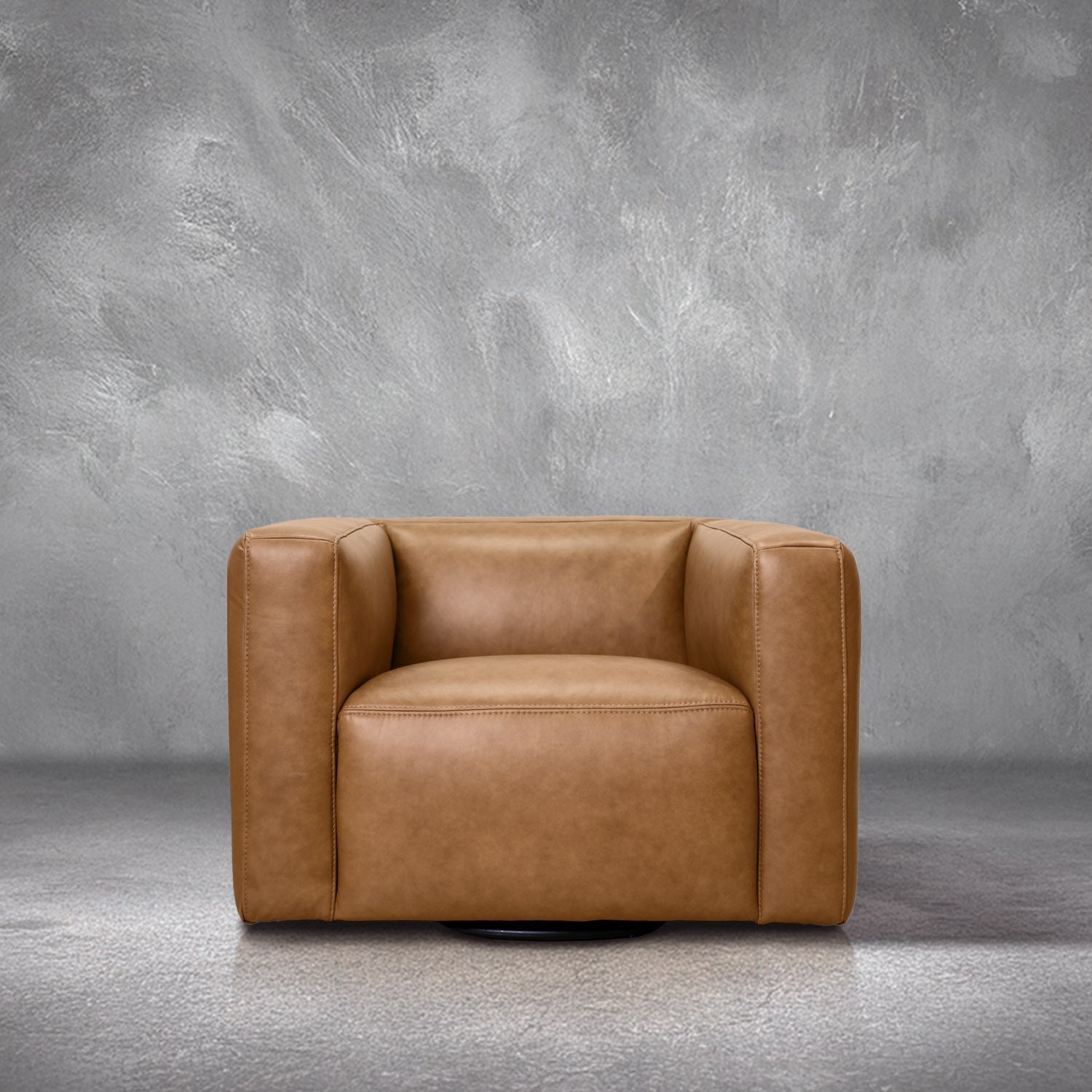 Carmel Leather Swivel Chair