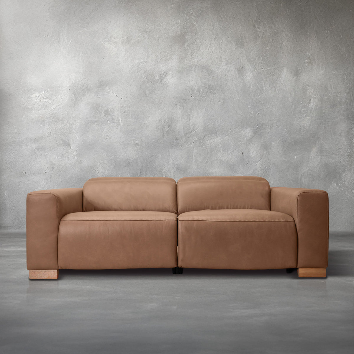 The Brady 2 Piece Reclining Leather Sectional