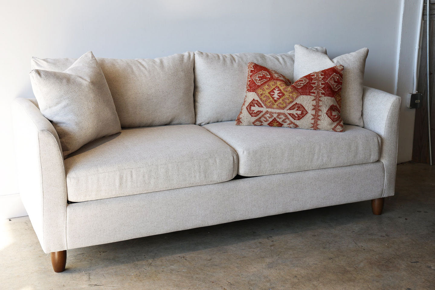 Baymont Oyster Fabric Queen Sleeper Sofa