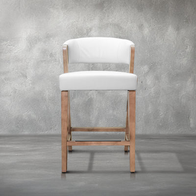 Draper Leather Counter Stool