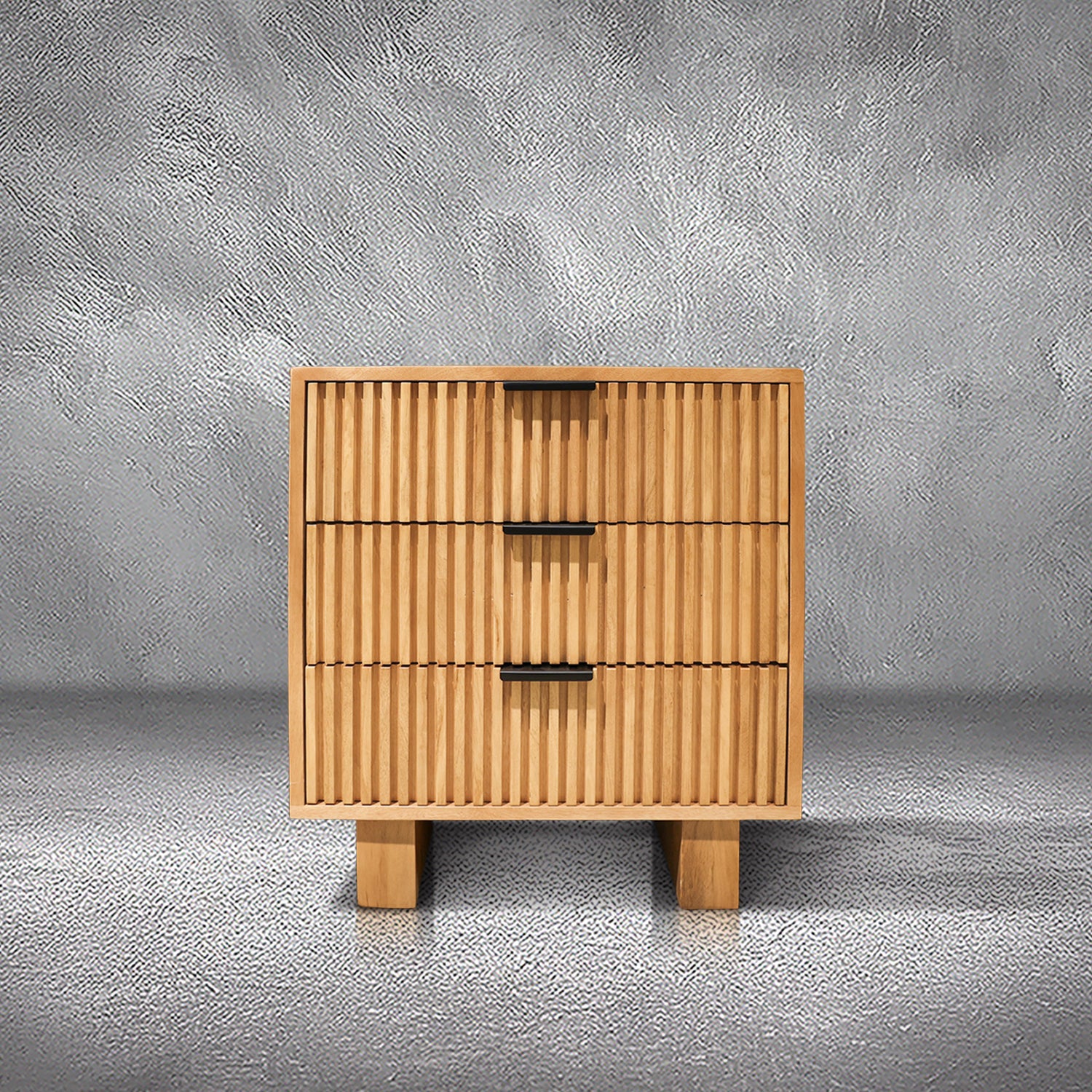 Fluted Nightstand