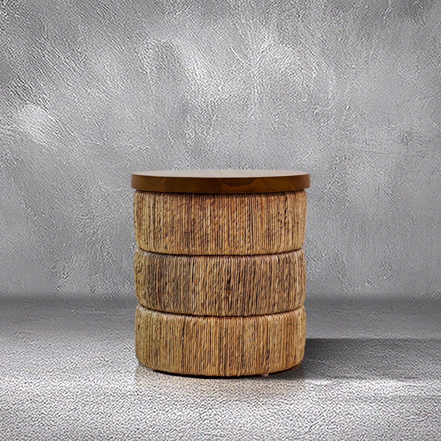 Lotus Small Storage Accent Table