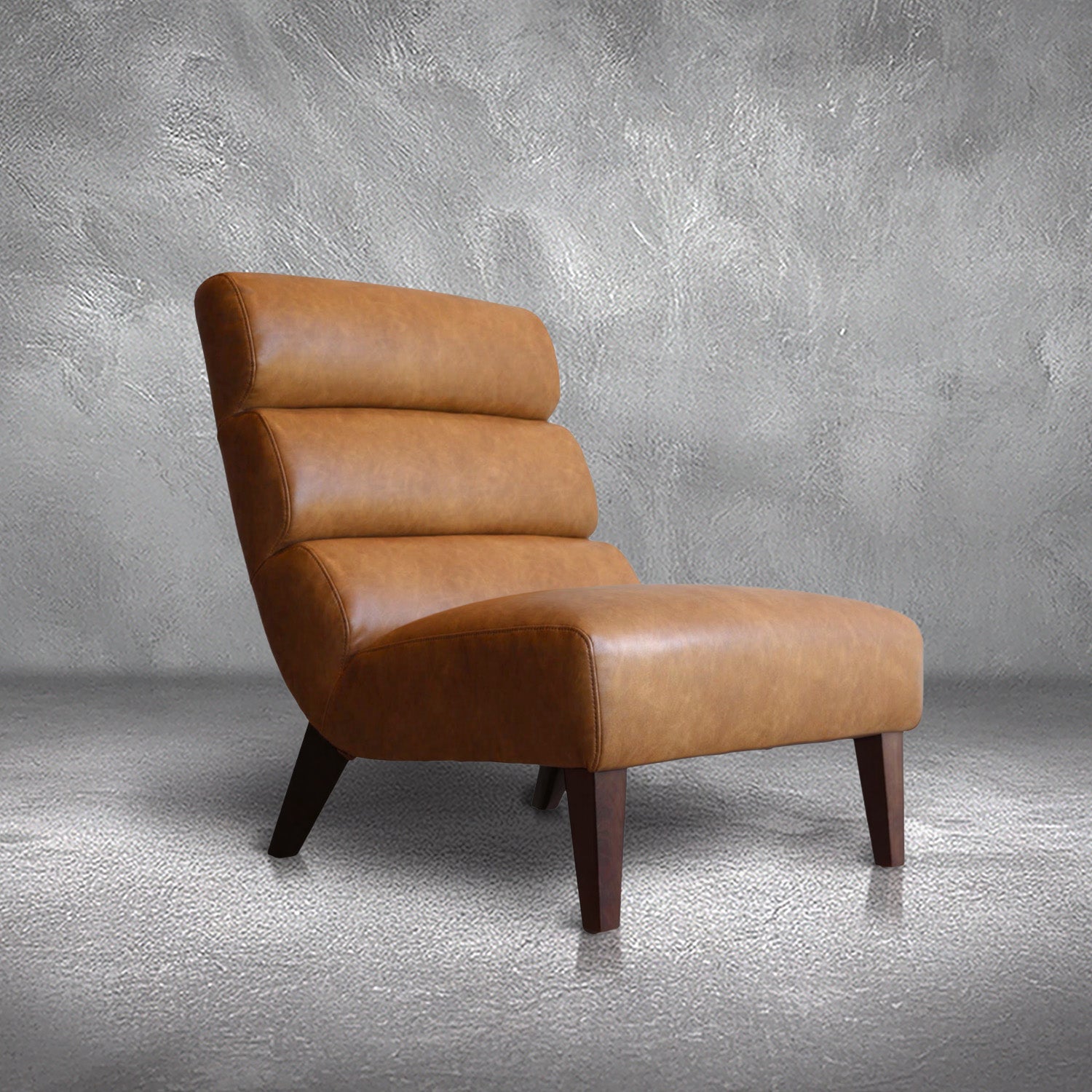 Dan Faux Leather Accent Chair