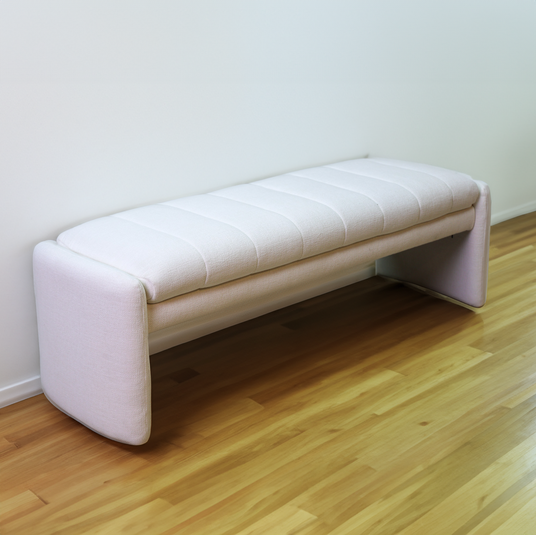 Tommy Performance Fabric White Bench