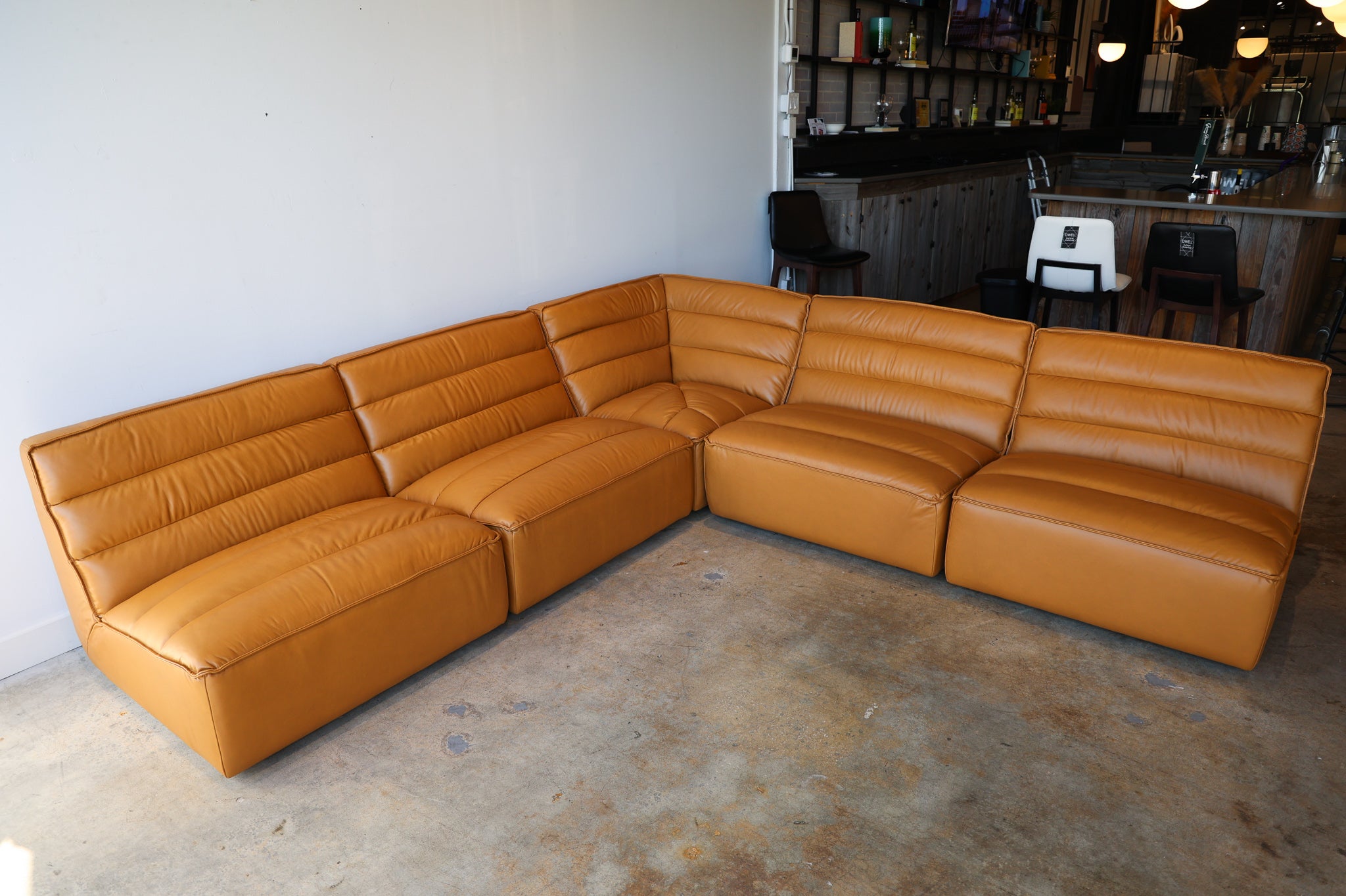 Chris Leather Sectional