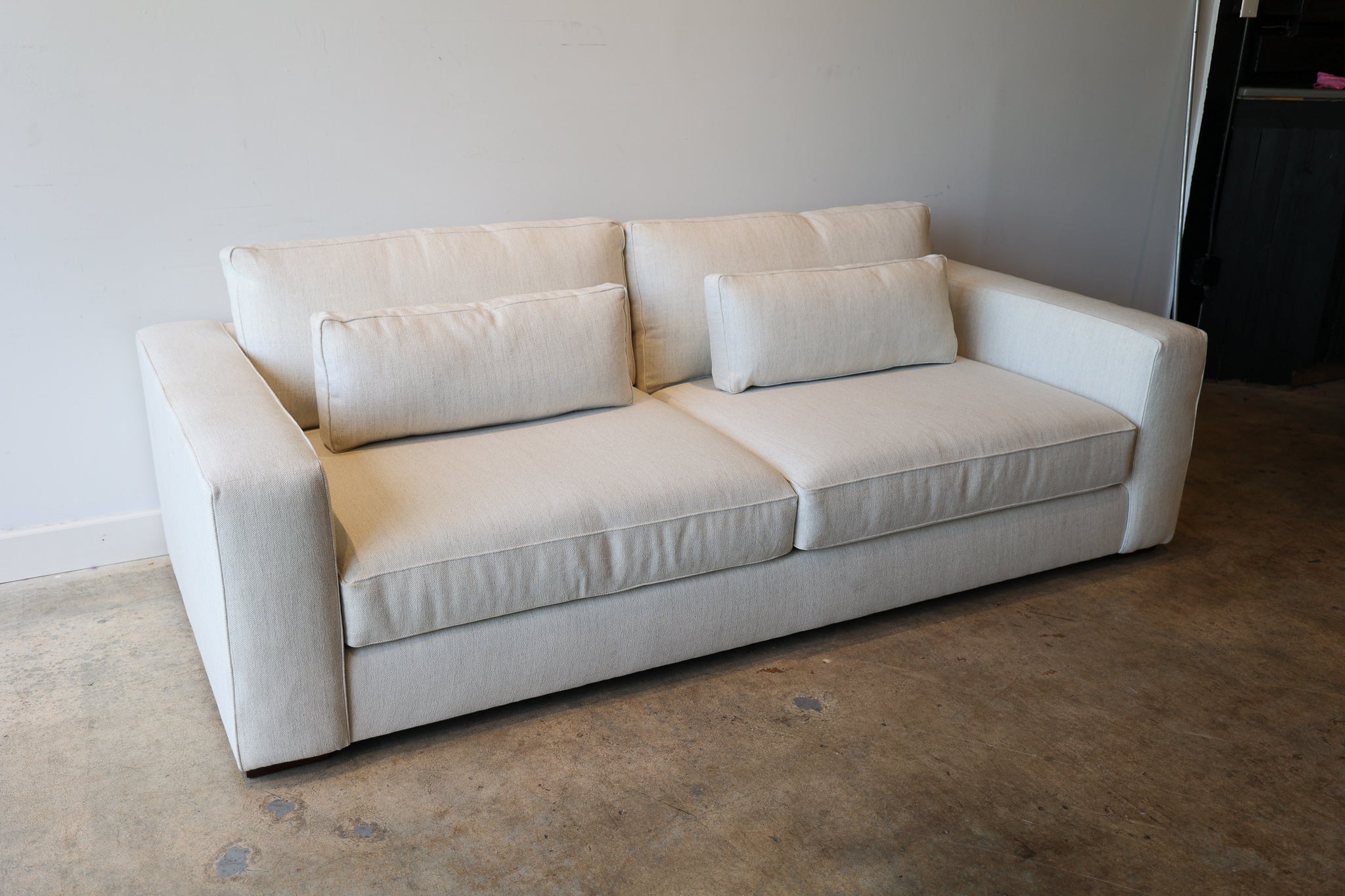 Moby Oyster Fabric Sofa