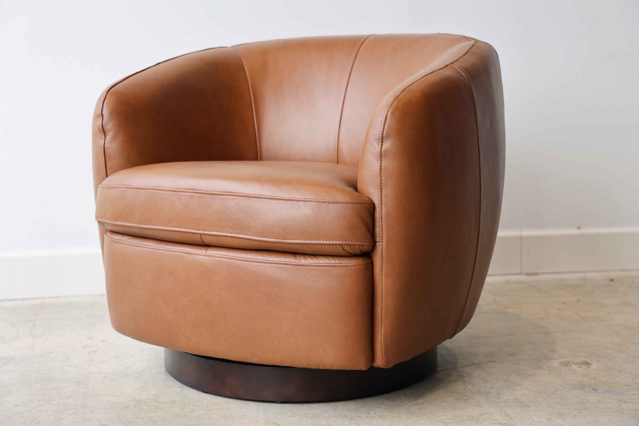 Kiara Leather Swivel Chair