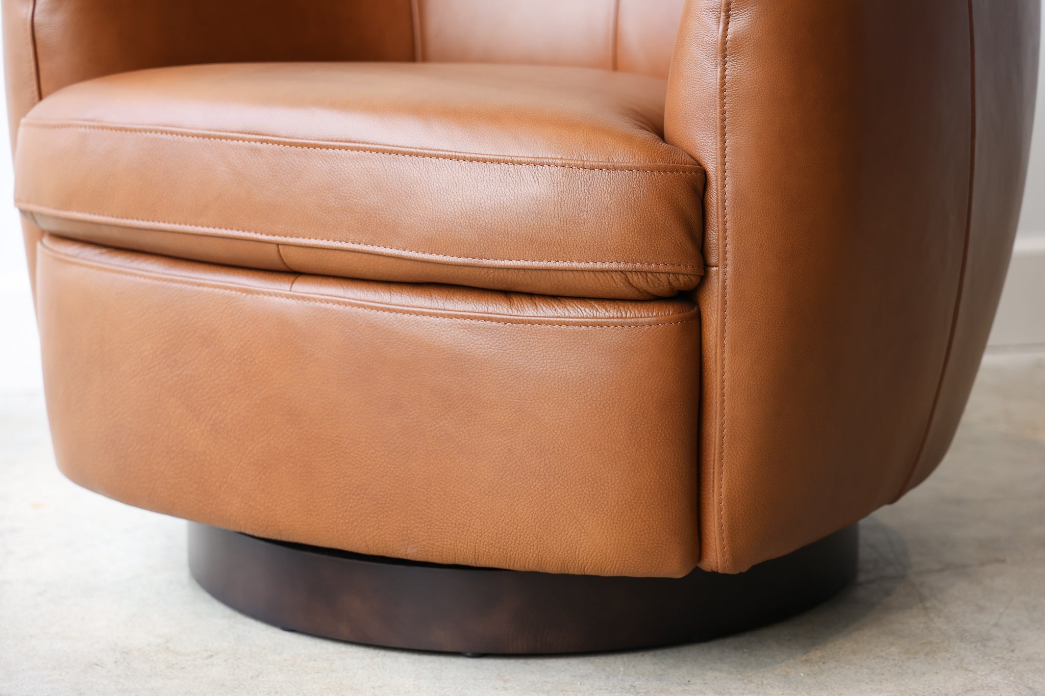 Kiara Leather Swivel Chair